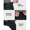 image:imagebaleaf Womens Fleece Lined Barrel Hiking Pants LightweightBlack