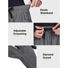 image:imagebaleaf Womens Fleece Lined Barrel Hiking Pants LightweightDark Gray