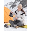 image:imagebaleaf Womens Fleece Lined Barrel Hiking Pants LightweightDark Gray