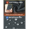 image:imagebaleaf Womens Fleece Lined Golf Pants Waterproof 4 PocketsDark Gray