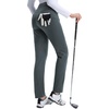 image:imagebaleaf Womens Fleece Lined Golf Pants Waterproof 4 PocketsDark Gray
