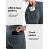 image:imagebaleaf Womens Fleece Lined Golf Pants Waterproof 4 PocketsDark Gray