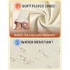 image:imagebaleaf Womens Fleece Lined Golf Pants Waterproof 4 PocketsLight Brown