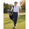 image:imagebaleaf Womens Fleece Lined Golf Pants Waterproof 4 PocketsNavy Blue