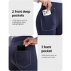 image:imagebaleaf Womens Fleece Lined Golf Pants Waterproof 4 PocketsNavy Blue