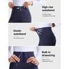 image:imagebaleaf Womens Fleece Lined Golf Pants Waterproof 4 PocketsNavy Blue