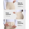 image:imagebaleaf Womens Fleece Lined Golf Pants Waterproof 4 PocketsPale Khaki
