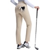 image:imagebaleaf Womens Fleece Lined Golf Pants Waterproof 4 PocketsPale Khaki