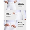 image:imagebaleaf Womens Fleece Lined Golf Pants Waterproof 4 PocketsWhite