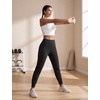image:imagebaleaf Womens Fleece Lined Joggers with Zipper PocketsBlack