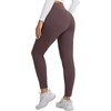 image:imagebaleaf Womens Fleece Lined Joggers with Zipper PocketsDark Brown