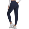 image:imagebaleaf Womens Fleece Lined Joggers with Zipper PocketsNavy Blue