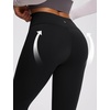 image:imagebaleaf Womens Fleece Lined Leggings Thermal Warm Tights Cold WeatherBlack
