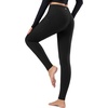 image:imagebaleaf Womens Fleece Lined Leggings Thermal Warm Tights Cold WeatherBlackblue