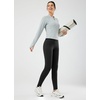 image:imagebaleaf Womens Fleece Lined Leggings Thermal Warm Tights Cold WeatherBlackblue