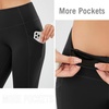 image:imagebaleaf Womens Fleece Lined Leggings Thermal Warm Tights Cold WeatherBlackgreen
