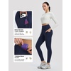 image:imagebaleaf Womens Fleece Lined Leggings Thermal Warm Tights Cold WeatherBluethickened
