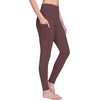 image:imagebaleaf Womens Fleece Lined Leggings Thermal Warm Tights Cold WeatherBrown