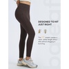 image:imagebaleaf Womens Fleece Lined Leggings Thermal Warm Tights Cold WeatherBrownthickened