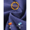 image:imagebaleaf Womens Fleece Lined Leggings Thermal Warm Tights Cold WeatherClassic Navy