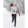 image:imagebaleaf Womens Fleece Lined Leggings Thermal Warm Tights Cold WeatherDark Heather Gray