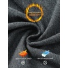 image:imagebaleaf Womens Fleece Lined Leggings Thermal Warm Tights Cold WeatherDark Heather Gray