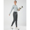 image:imagebaleaf Womens Fleece Lined Leggings Thermal Warm Tights Cold WeatherGray