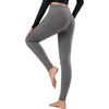 image:imagebaleaf Womens Fleece Lined Leggings Thermal Warm Tights Cold WeatherGrey