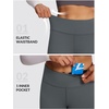 image:imagebaleaf Womens Fleece Lined Leggings Thermal Warm Tights Cold WeatherGrey