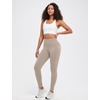 image:imagebaleaf Womens Fleece Lined Leggings Thermal Warm Tights Cold WeatherKhaki