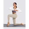 image:imagebaleaf Womens Fleece Lined Leggings Thermal Warm Tights Cold WeatherKhaki