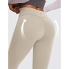 image:imagebaleaf Womens Fleece Lined Leggings Thermal Warm Tights Cold WeatherKhaki