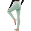 image:imagebaleaf Womens Fleece Lined Leggings Thermal Warm Tights Cold WeatherLight Green