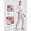 image:imagebaleaf Womens Fleece Lined Leggings Thermal Warm Tights Cold WeatherLight Purplethickened