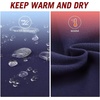 image:imagebaleaf Womens Fleece Lined Leggings Thermal Warm Tights Cold WeatherNavy Blue