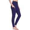 image:imagebaleaf Womens Fleece Lined Leggings Thermal Warm Tights Cold WeatherNavy Blue