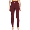 image:imagebaleaf Womens Fleece Lined Leggings Thermal Warm Tights Cold WeatherRuby Wine