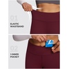 image:imagebaleaf Womens Fleece Lined Leggings Thermal Warm Tights Cold WeatherRuby Wine