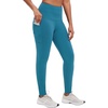image:imagebaleaf Womens Fleece Lined Leggings Thermal Warm Tights Cold WeatherUtility Blue