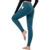 image:imagebaleaf Womens Fleece Lined Leggings Thermal Warm Tights Cold WeatherUtility Blue