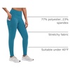 image:imagebaleaf Womens Fleece Lined Leggings Thermal Warm Tights Cold WeatherUtility Blue