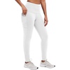 image:imagebaleaf Womens Fleece Lined Leggings Thermal Warm Tights Cold WeatherWhite