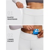 image:imagebaleaf Womens Fleece Lined Leggings Thermal Warm Tights Cold WeatherWhite