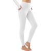 image:imagebaleaf Womens Fleece Lined Leggings Thermal Warm Tights Cold WeatherWhite