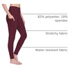 image:imagebaleaf Womens Fleece Lined Leggings Thermal Warm Tights Cold WeatherWine Red