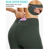 image:imagebaleaf Womens Fleece Lined Leggings Thermal WarmArmy Green