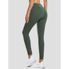 image:imagebaleaf Womens Fleece Lined Leggings Thermal WarmArmy Green