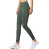 image:imagebaleaf Womens Fleece Lined Leggings Thermal WarmArmy Green