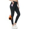 image:imagebaleaf Womens Fleece Lined Leggings Thermal WarmBlack