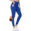 image:imagebaleaf Womens Fleece Lined Leggings Thermal WarmBlue